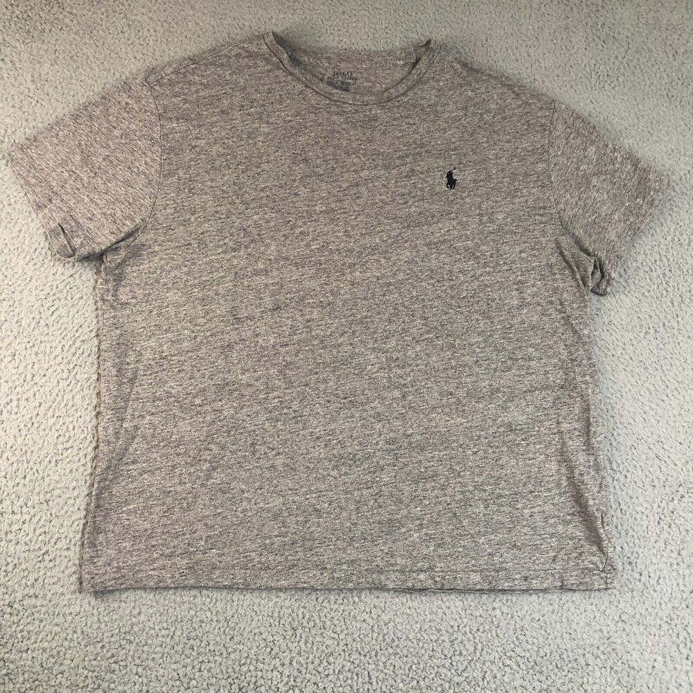 Polo Ralph Lauren Shirt Men‎ Large Gray Casual Classiccore Outdoor Golf Logo